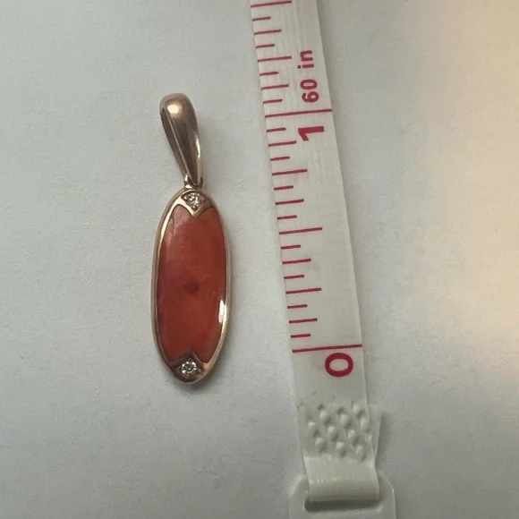 14k gold reversible pendant - Picture 6 of 7